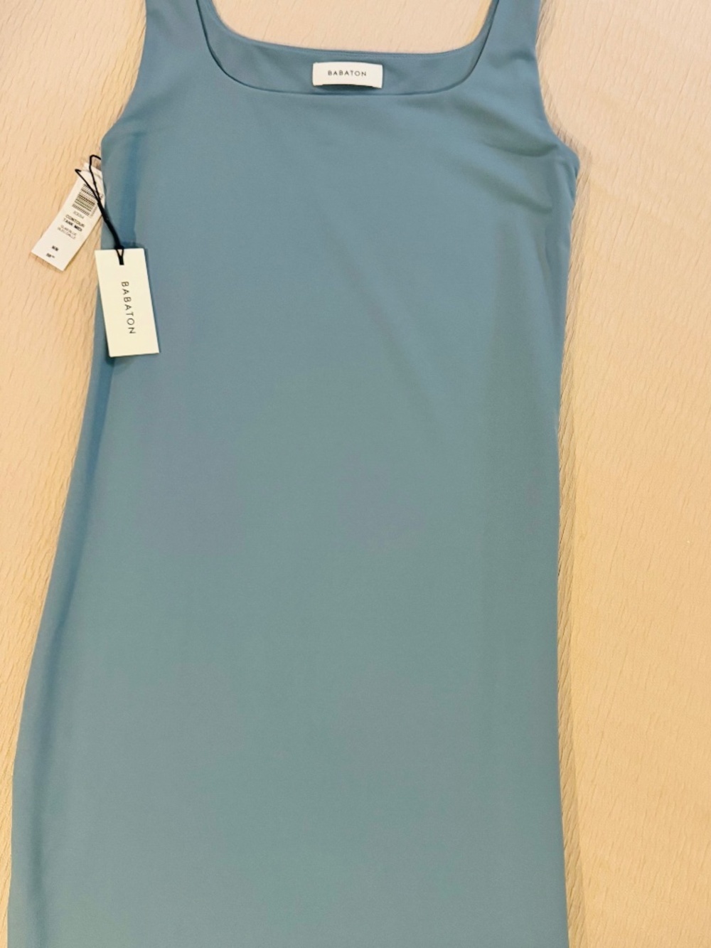 Aritzia Babaton Contour Squareneck Midi Dress